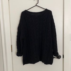 AllSaints black knit sweater